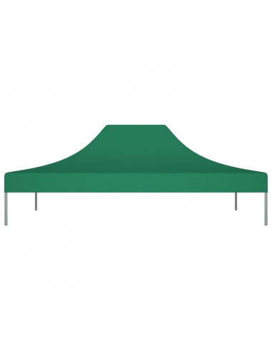 Tetto per Tendone per Feste 4x3 m Verde 270 g/m²