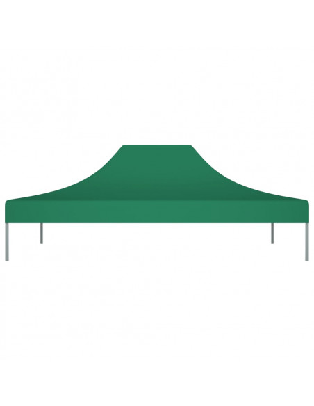 Tetto per Tendone per Feste 4x3 m Verde 270 g/m²