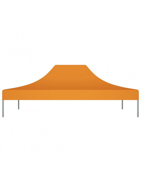 Tetto per Tendone per Feste 4x3 m Arancione 270 g/m²
