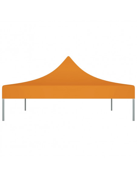 Tetto per Tendone per Feste 4x3 m Arancione 270 g/m²