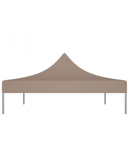 Tetto per Tendone per Feste 4x3 m Grigio Talpa 270 g/m²