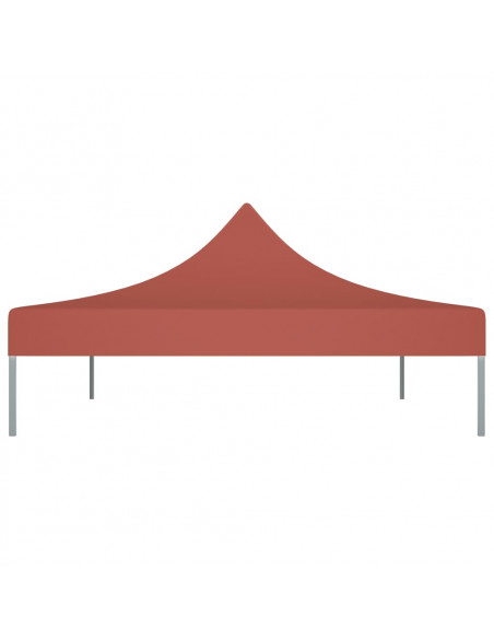 Tetto per Tendone per Feste 4x3 m Terracotta 270 g/m²