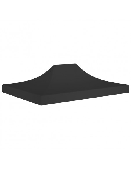 Tetto per Tendone per Feste 4x3 m Nero 270 g/m²
