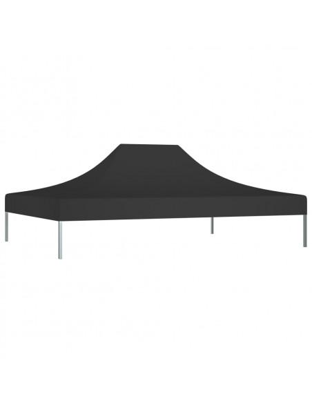Tetto per Tendone per Feste 4x3 m Nero 270 g/m²