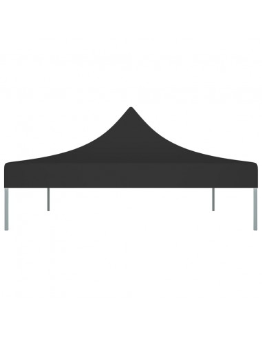 Tetto per Tendone per Feste 4x3 m Nero 270 g/m²