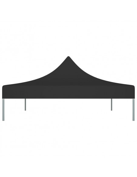 Tetto per Tendone per Feste 4x3 m Nero 270 g/m²