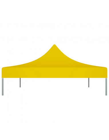 Tetto per Tendone per Feste 4x3 m Giallo 270 g/m²