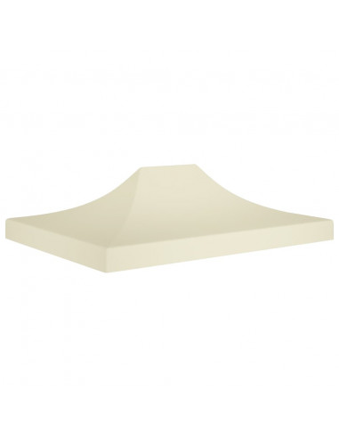 Tetto per Tendone per Feste 4,5x3 m Crema 270 g/m²
