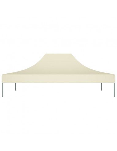 Tetto per Tendone per Feste 4,5x3 m Crema 270 g/m²