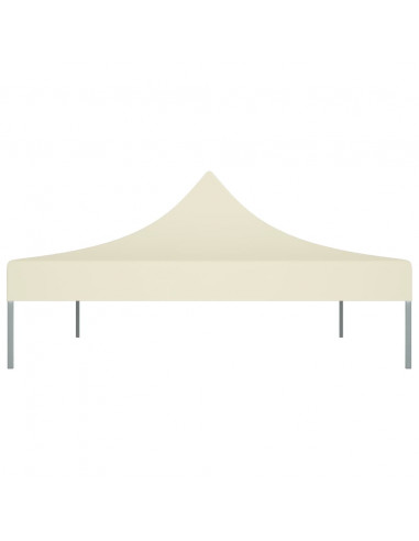 Tetto per Tendone per Feste 4,5x3 m Crema 270 g/m²