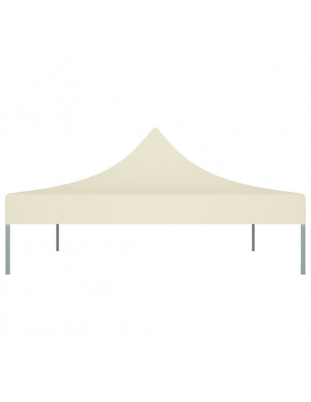 Tetto per Tendone per Feste 4,5x3 m Crema 270 g/m²