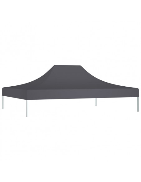 Tetto per Tendone per Feste 4,5x3 m Antracite 270 g/m²