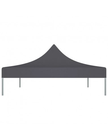 Tetto per Tendone per Feste 4,5x3 m Antracite 270 g/m²