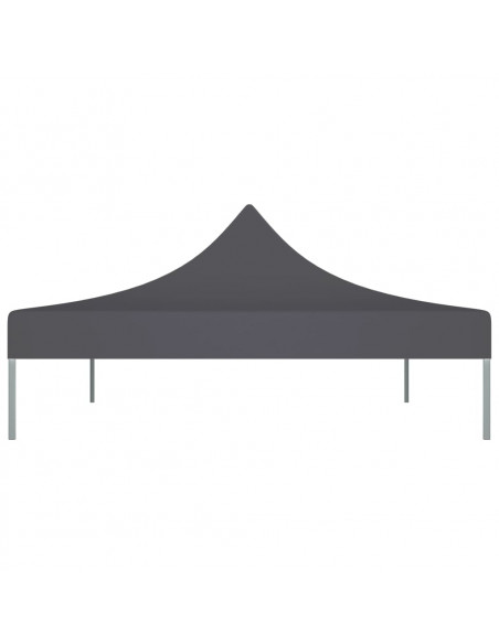 Tetto per Tendone per Feste 4,5x3 m Antracite 270 g/m²