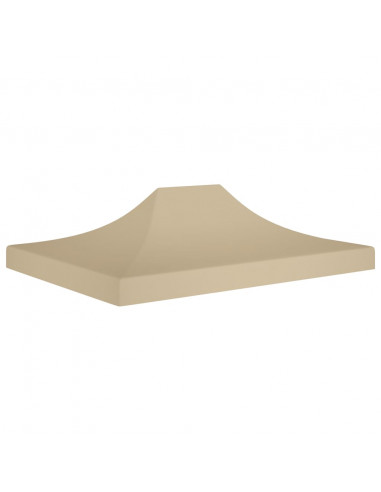 Tetto per Tendone per Feste 4,5x3 m Beige 270 g/m²