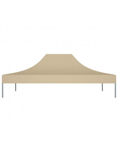 Tetto per Tendone per Feste 4,5x3 m Beige 270 g/m²