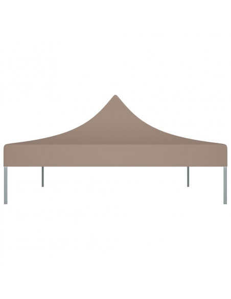 Tetto per Tendone per Feste 4,5x3 m Grigio Talpa 270 g/m²
