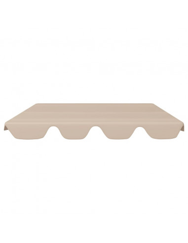 Baldacchino per Dondolo Giardino Beige 188/168x145/110 cm