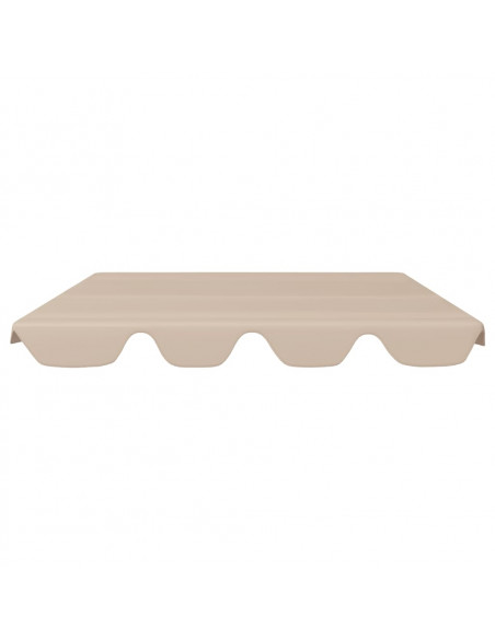 Baldacchino per Dondolo Giardino Beige 188/168x145/110 cm