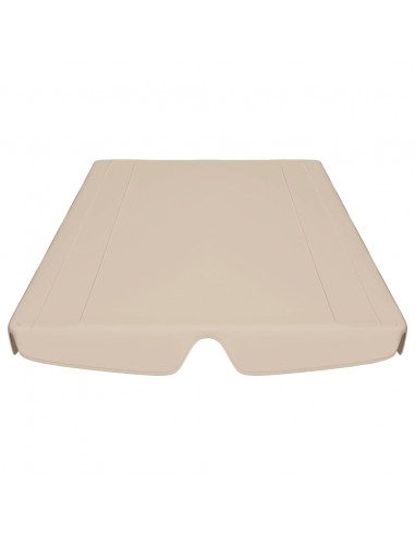 Baldacchino per Dondolo Giardino Beige 188/168x145/110 cm