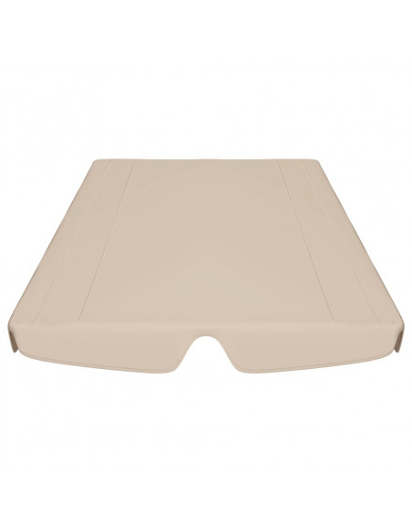 Baldacchino per Dondolo Giardino Beige 188/168x145/110 cm