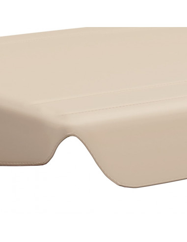 Baldacchino per Dondolo Giardino Beige 188/168x145/110 cm