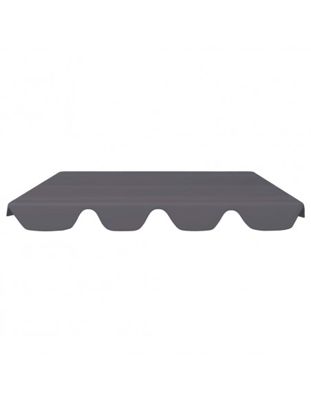 Baldacchino per Dondolo Giardino Antracite 188/168x145/110cm