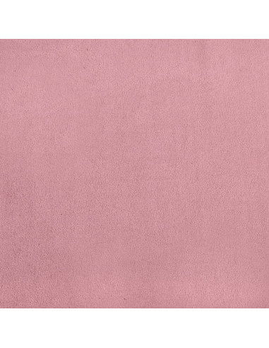Giroletto a Molle con Materasso Rosa 200x200 cm in Velluto