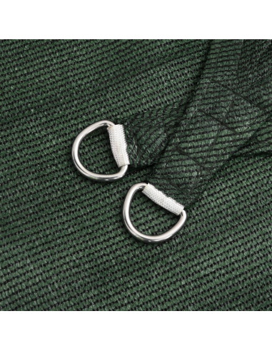 Vela Parasole 160 g/m² Verde Scuro 2,5x4 m in HDPE