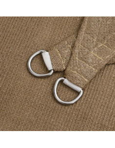 Vela Parasole 160 g/m² Grigio Talpa 3,5x4,5 m in HDPE