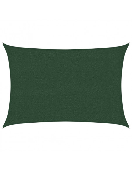 Vela Parasole 160 g/m² Verde Scuro 2,5x4 m in HDPE
