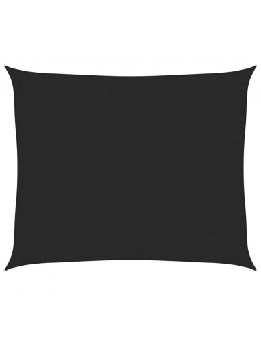 Vela Parasole 160 g/m² Nera 2,5x3 m in HDPE