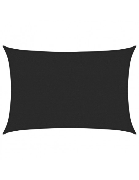 Vela Parasole 160 g/m² Nera 2,5x3,5 m in HDPE