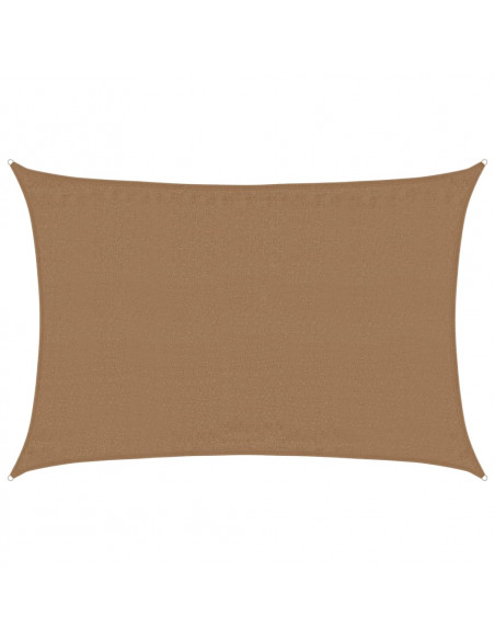 Vela Parasole 160 g/m² Grigio Talpa 3,5x4,5 m in HDPE