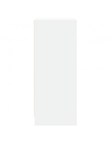 Credenza con LED Bianca 42,5x34x85 cm in Legno Multistrato