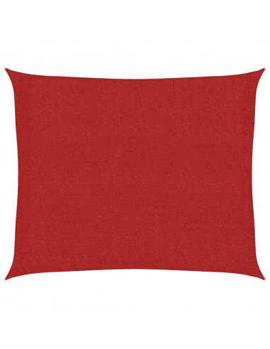 Vela Parasole 160 g/m² Rossa 2,5x3 m in HDPE