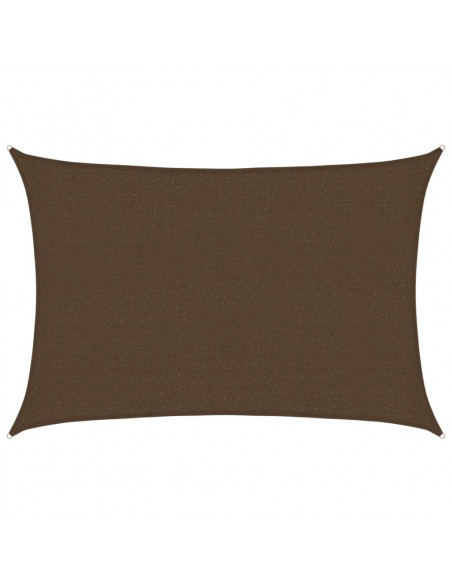 Vela Parasole 160 g/m² Marrone 2,5x3,5 m in HDPE
