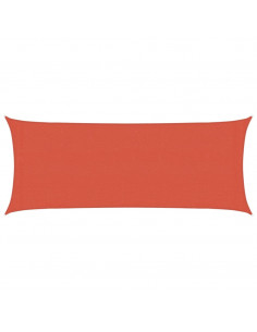 Vela Parasole 160 g/m² Terracotta 2x5 m in HDPE 2