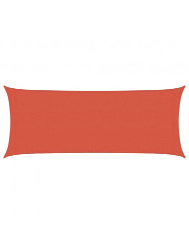 Vela Parasole 160 g/m² Terracotta 2x5 m in HDPE