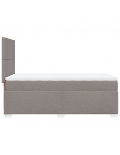 Giroletto a Molle con Materasso Tortora 100x200 cm in Tessuto 2