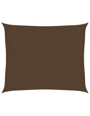 Vela Parasole 160 g/m² Marrone 2,5x3 m in HDPE