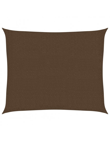 Vela Parasole 160 g/m² Marrone 2,5x3 m in HDPE