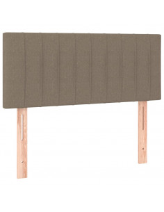 Giroletto a Molle con Materasso Tortora 100x200 cm in Tessuto 2