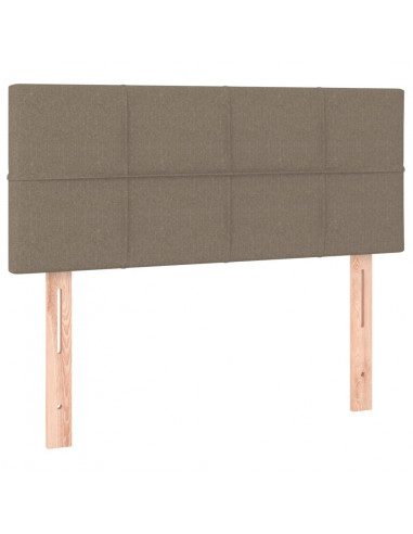 Giroletto a Molle con Materasso Tortora 120x200 cm in Tessuto