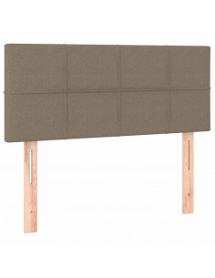 Giroletto a Molle con Materasso Tortora 120x200 cm in Tessuto 2