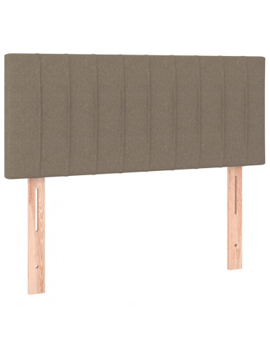 Giroletto a Molle con Materasso Tortora 120x200 cm in Tessuto