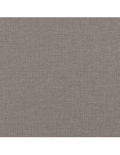 Giroletto a Molle con Materasso Tortora 140x190 cm in Tessuto 2