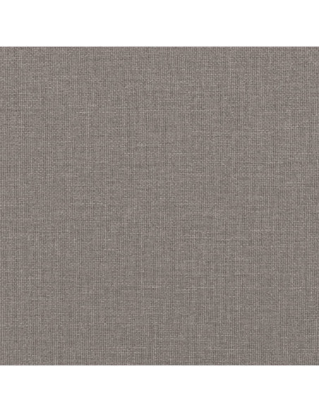 Giroletto a Molle con Materasso Tortora 140x190 cm in Tessuto