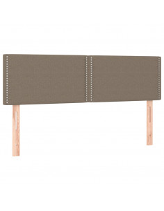 Giroletto a Molle con Materasso Tortora 140x190 cm in Tessuto