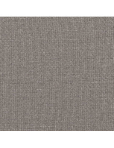 Giroletto a Molle con Materasso Tortora 140x190 cm in Tessuto